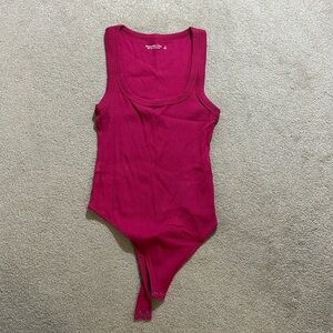 Abercrombie & Fitch Red Bodysuit
